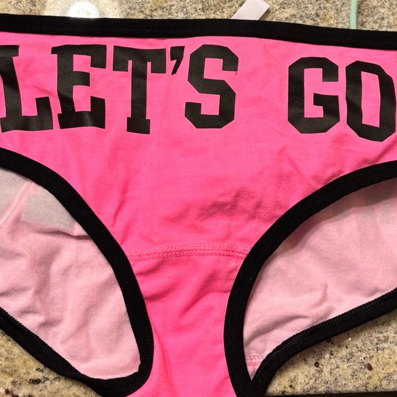 PINK Victoria's RARE Y2K VINTAGE NEW YEAR LOW RISE HIPSTER PANTY (LARGE) - Picture 1 of 3